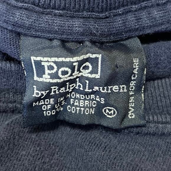 Polo Ralph Lauren Men's Blue Long Sleeve Crew Neck Sweatshirt Sweater Top Size M - Picture 3 of 3